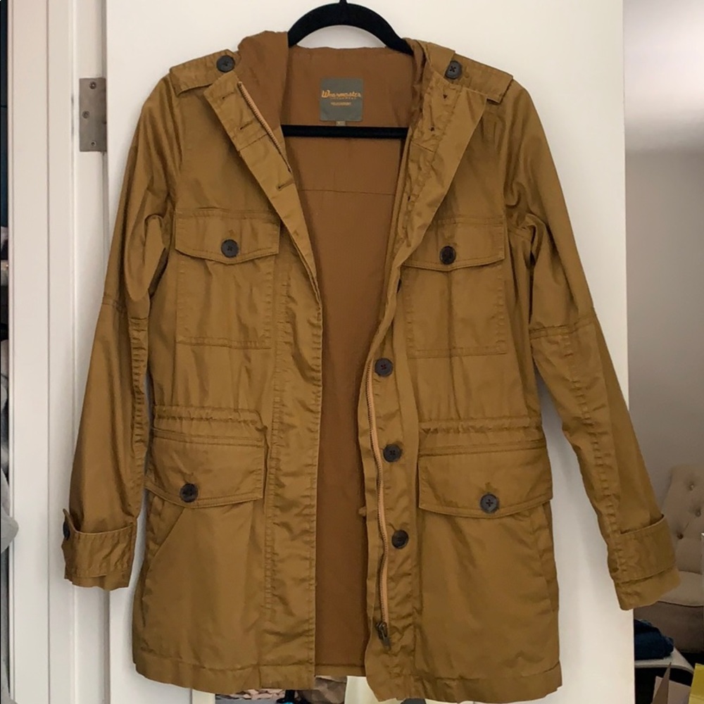 Madewell utility trench coat